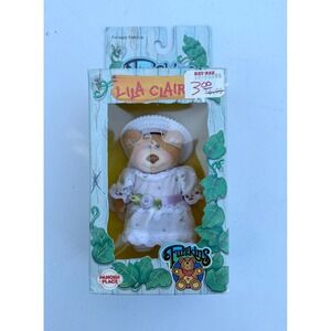 Vintage 1986 Furskins Panosh Place Lua Clair‎ Bear Doll Kay-Bee Toy NIB Retro